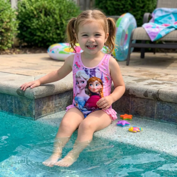 Фото купальник  лайкра пр-во Китай в интернет-магазине «Детская Цена»